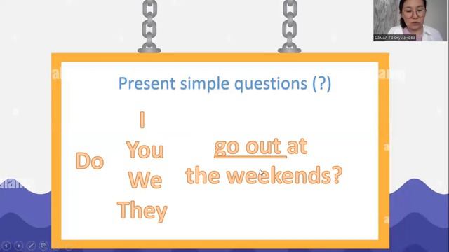 Present simple negative and interrogative смотреть онлайн