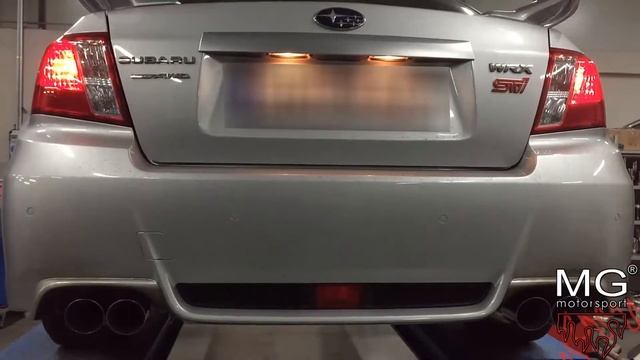 Subaru Impreza STI (GH) w/ MGmotorsport.pl exhaust смотреть онлайн
