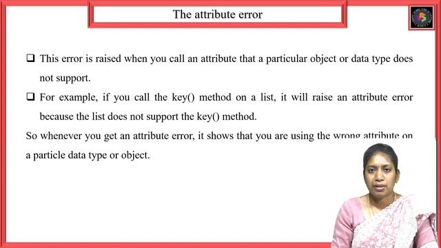 Errors and Exceptions in Python by Ms. V Bhargavi смотреть онлайн