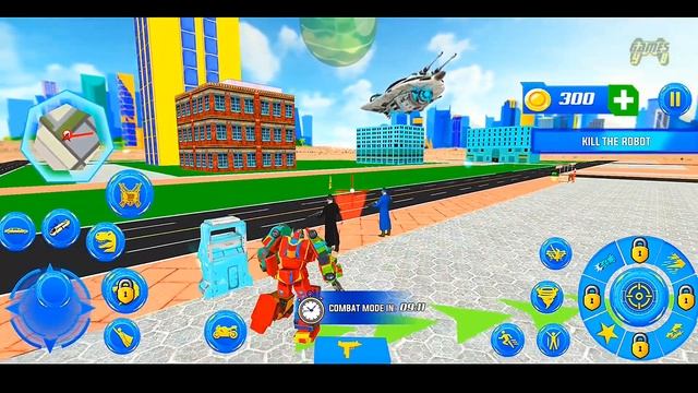 Police Limo Car Dino Robot Wars: Battle For Protect Civilians | Android iOS Gameplay смотреть онлайн