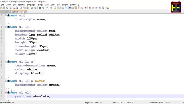 Dropdown Menu with Submenus in Html and CSS смотреть онлайн