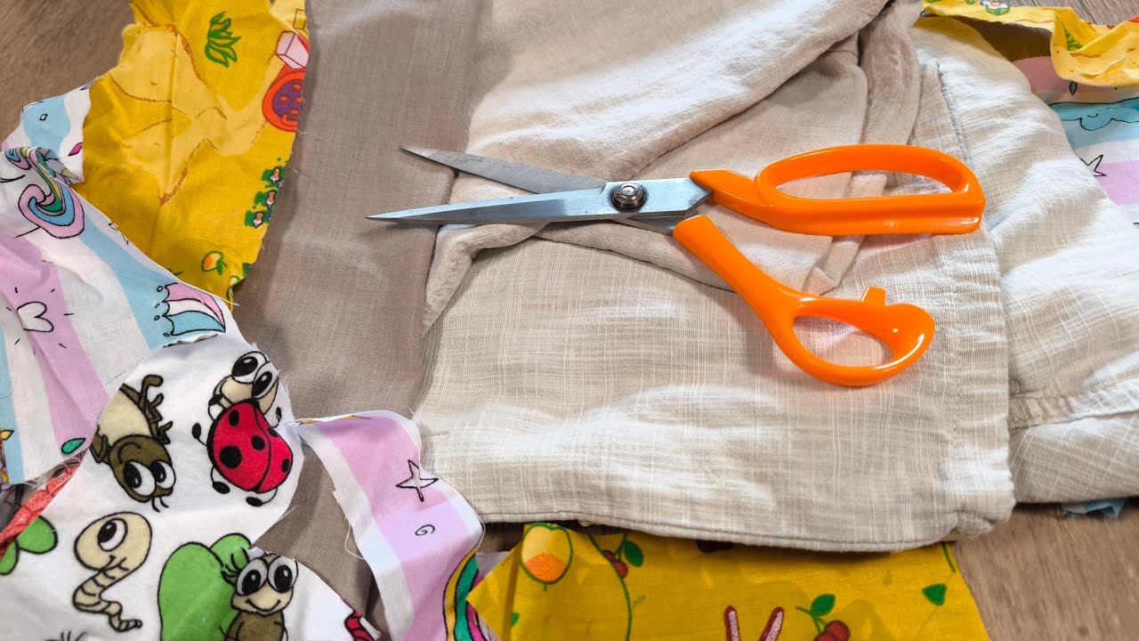 Взяла ненужные вещи. и пошила оригинальную вещицу смотреть онлайн