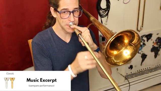 Denis Wick Small Bore Trombone Mouthpiece Comparison with Christopher Bill смотреть онлайн