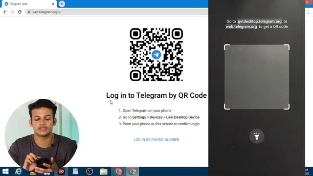 how to connect telegram to pc or laptop | Qwick and easy way смотреть онлайн