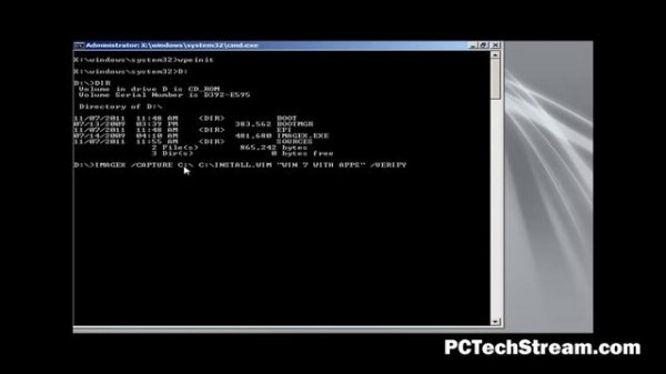Capture a Custom  System Image Using Sysprep, Windows-PE & ImageX Tools