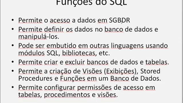 Curso de SQL - Introdução e grupos de comandos - SQL Server #1 смотреть онлайн
