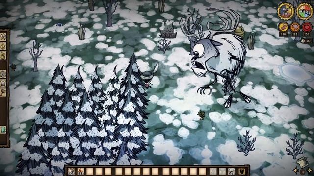 Defeating Deerclops - Complete Beginner Guide - Don't Starve смотреть онлайн