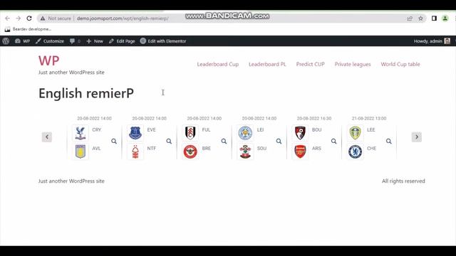 Using JoomSport shortcodes with Page Builder смотреть онлайн