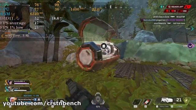 AMD Ryzen 5 5500U \ Radeon Graphics \ Apex Legends @900p low settings, ok playable смотреть онлайн