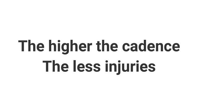 Injury free running, STRIDE LENGTH vs CADENCE смотреть онлайн