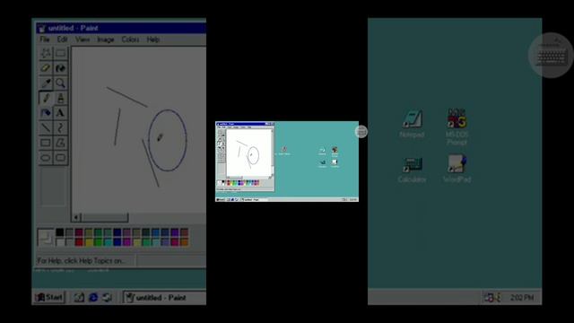 как рисовать в игре Win 98 Simylator смотреть онлайн