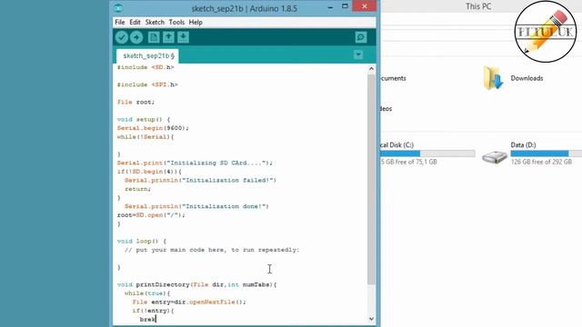 List File Sd Card - Arduino смотреть онлайн