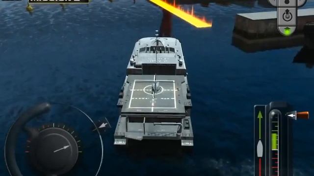 3D Boat Parking Simulator Game replay 4334 points on Landing Ship level 2! смотреть онлайн