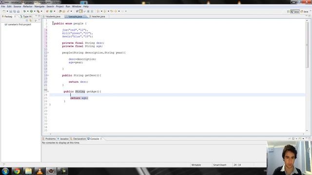 Java Programming Tutorial 44 (Enumeration)...Halil İbrahim CANATAN HD смотреть онлайн