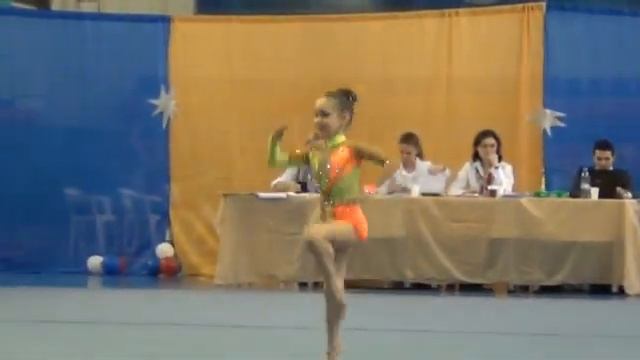 Егорова Ксения, г.Сестрорецк, 2007 г., упражнение без предметов смотреть онлайн