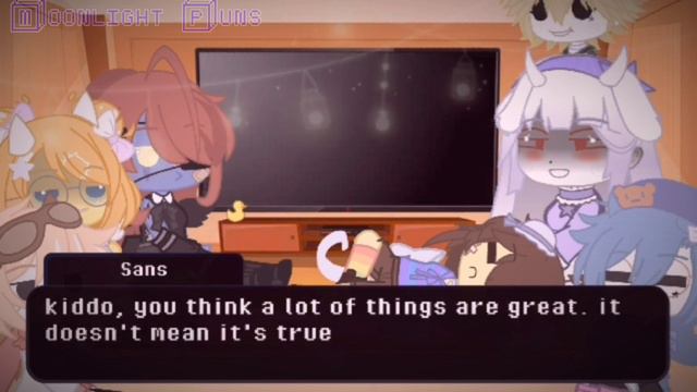 Undertale Reacts||Gacha Club||
