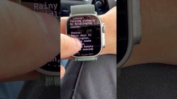 Chat GPT - Apple Watch
