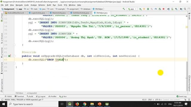 Android SQLite Demo P1 смотреть онлайн