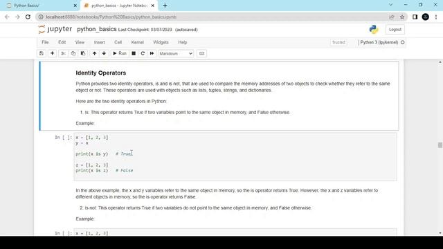 Python Basics in Malayalam - Part 8 - Operators - Identity смотреть онлайн
