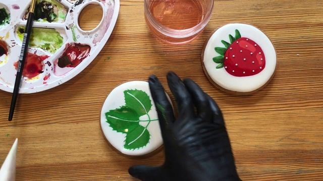 КЛУБНИКА В ТЕХНИКЕ ПО-МОКРОМУ I часть 2 I простая техника для создания летнего настроения смотреть онлайн