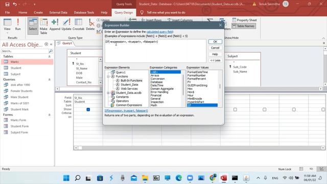 Microsoft Access IIF function| Access for beginner смотреть онлайн