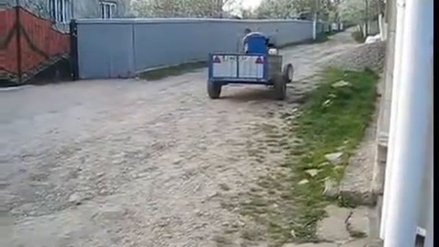 Самодельный мотоблок , первый выезд wmv смотреть онлайн