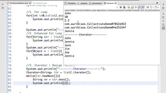 ArrayList in Java смотреть онлайн