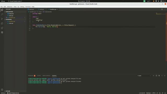 Разработка RESTapi приложения (Go + React.js + PostgreSQL) с нуля. Урок 0