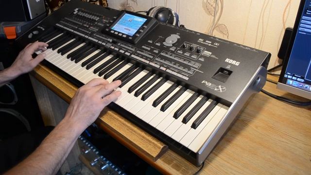 Вася Обломов "Еду в Магадан" на синтезаторе Korg Pa3X смотреть онлайн