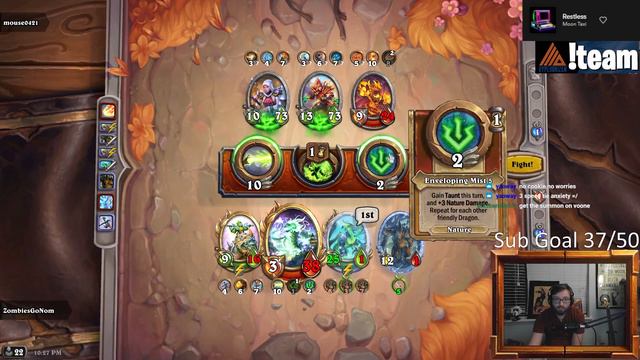 Voone the Dragon Master! The Tripple Green Dragon Open! - Hearthstone Mercenaries Team Comp смотреть онлайн