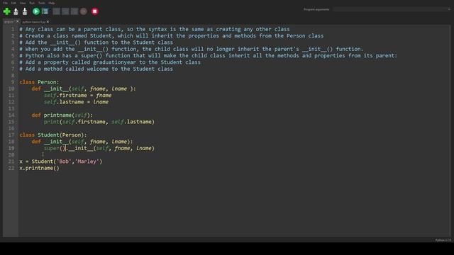 Python Basics 54 # Child Class смотреть онлайн