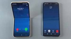 Samsung Galaxy Z Flip3 Calls Xaoimi Redmi Note 11 on Telegram. Outgoing & Incoming Calls