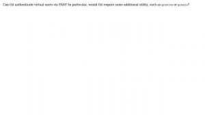 DevOps & SysAdmins: Authenticate Git virtual users via PAM