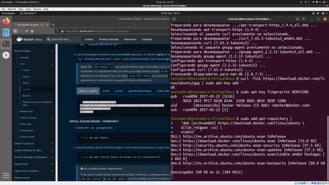 Instalación de Docker en Ubuntu смотреть онлайн