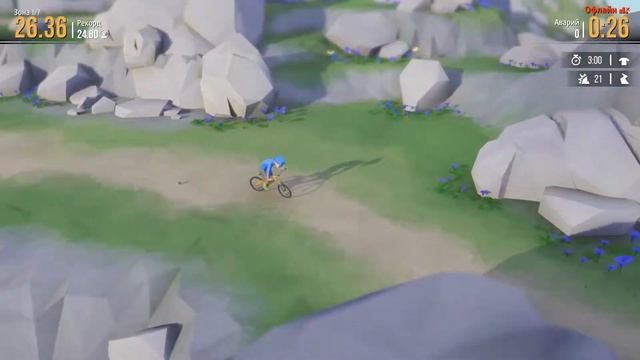 Lonely Mountains: Downhill прохождение #1 смотреть онлайн