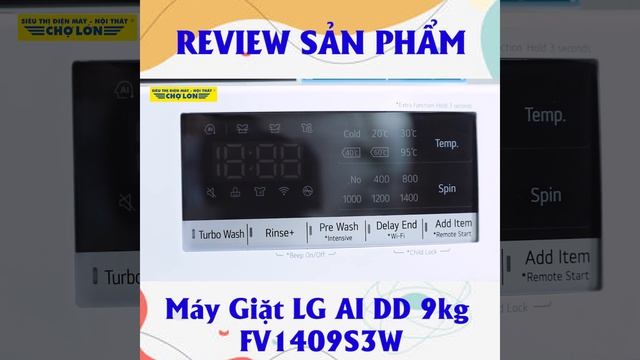 Máy Giặt LG AI DD 9 Kg FV1409S3W | Đẹp, nhiều công nghệ, giá tốt! смотреть онлайн