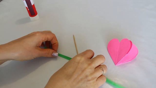 Сердечко- цветок с пожеланием.Подарок маме.Tarjeta de corazón a flor.DIY Heart flower card смотреть онлайн