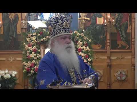 Введение во храм Пресвятой Богородицы. Первосвятительское слово после чтения Евангелия 04_12_2012 смотреть онлайн