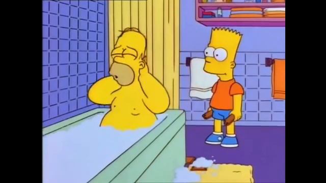 Барт ударил Гомера стулом смотреть онлайн