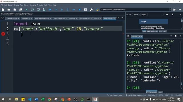 Convert from Python to JSON | Python to JSON Conversion | Python Tutorials for Beginners Hindi #83 смотреть онлайн