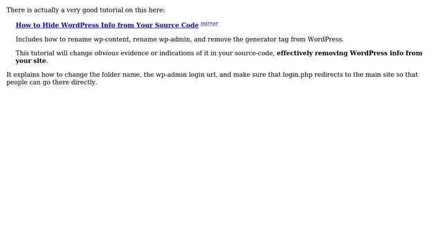 Wordpress: Can I rename the wp-admin folder? (11 Solutions!!) смотреть онлайн