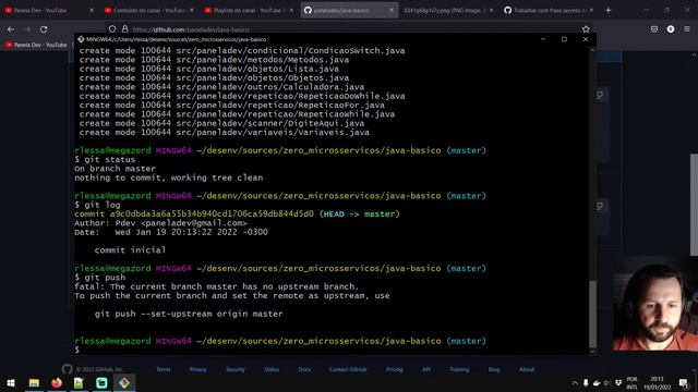 Git + GitHub - Autenticação via HTTPS no GitHub смотреть онлайн