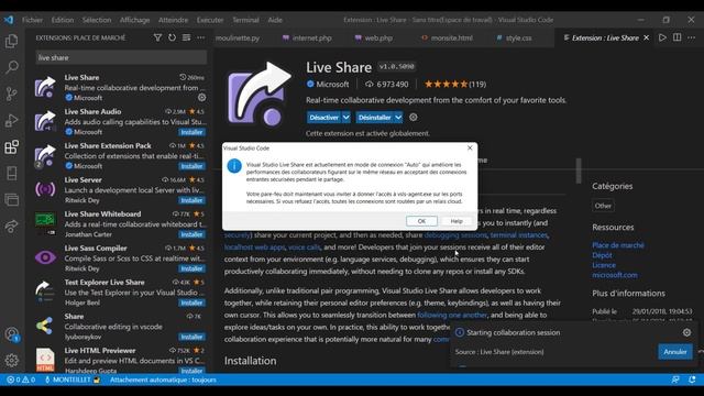 SNT installation et mise en route de Live Share смотреть онлайн