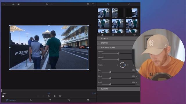 Как размыть объект в LumaFusion - редактирование видео на iPad смотреть онлайн