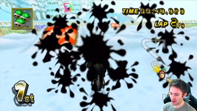 Mario Kart Wii Vehicle War: Flame Runner vs Bullet Bike (200cc) смотреть онлайн