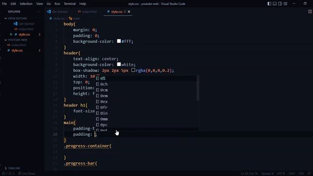how to scroll indicator - html css and javascript смотреть онлайн