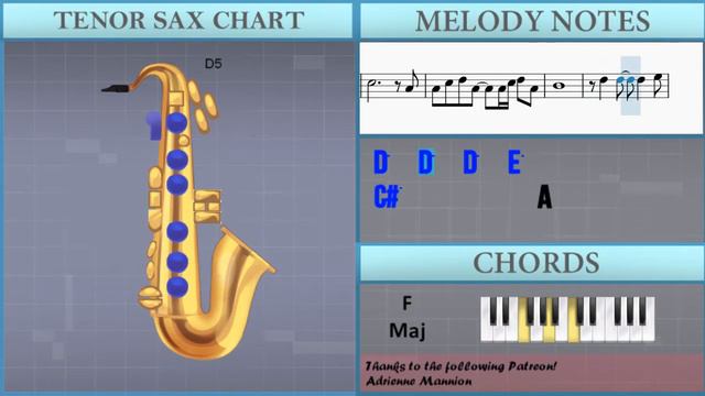 How to play Tomorrow's Song by Olafur Arnalds on Tenor Sax (Tutorial) смотреть онлайн