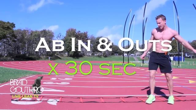 15 Minute Afterburn Effect Workout With An Agility Ladder (LOSE FAT FASTER) | LiveLeanTV смотреть онлайн