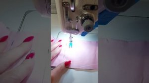 Закрепка и обрезка нити в промышленной швейной машине Jack A4F-D